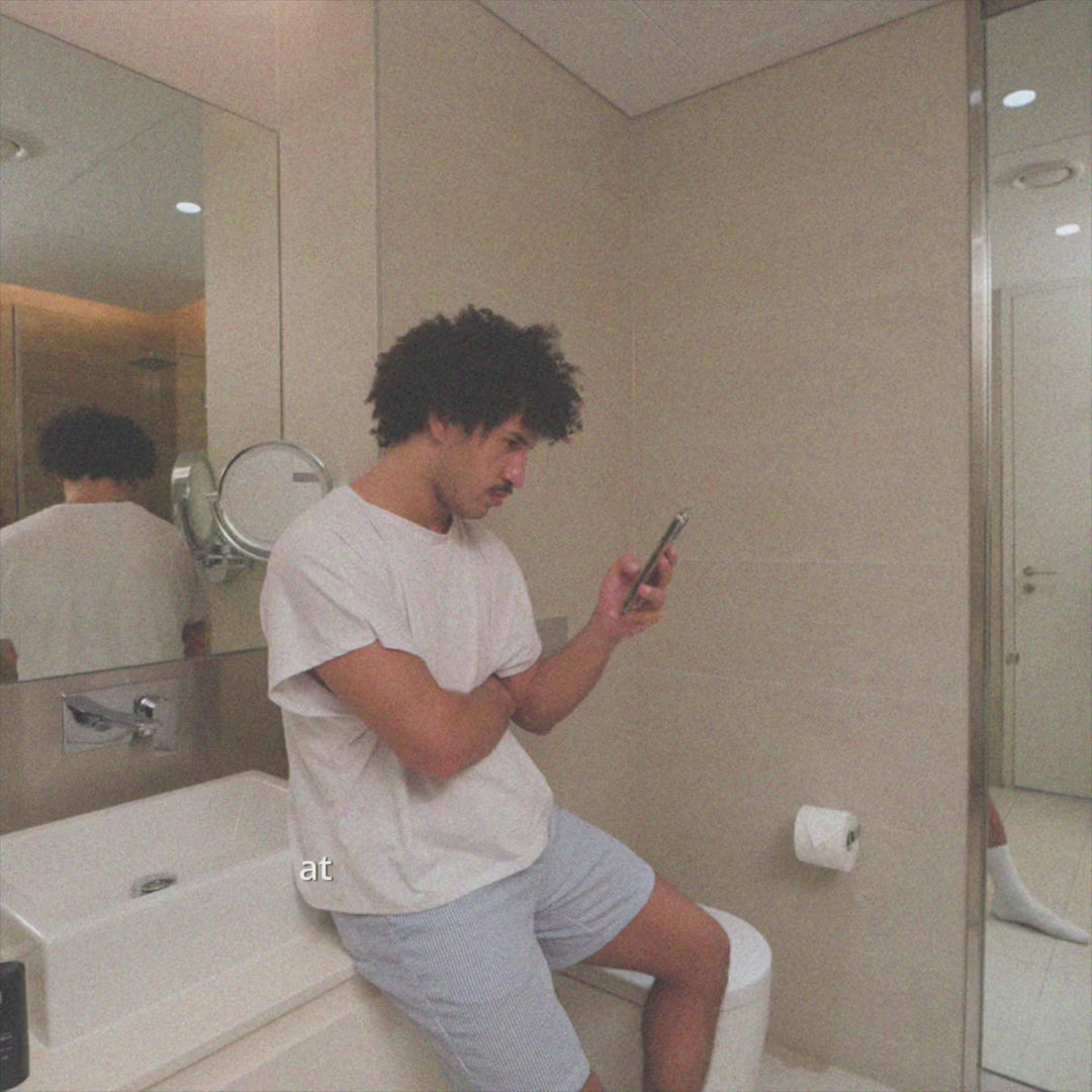 MANN skincare philosophy, man applying skincare products